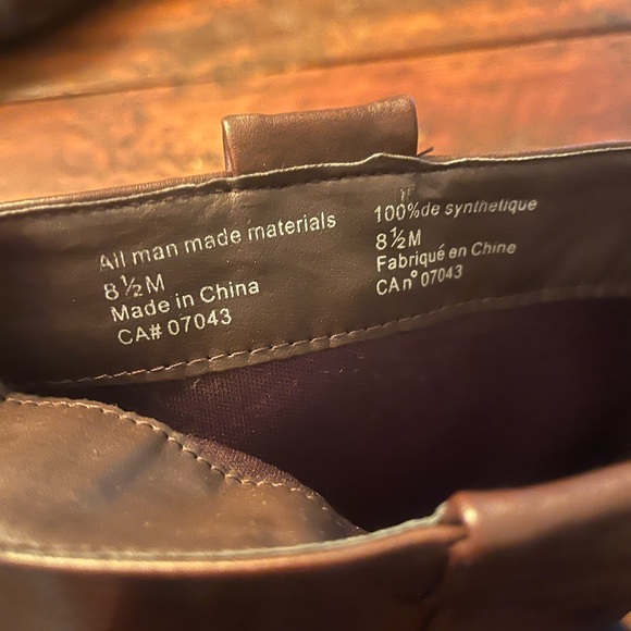 Diba brown tall boots with 3.5” chunky heel size 8.5 - Picture 9 of 9